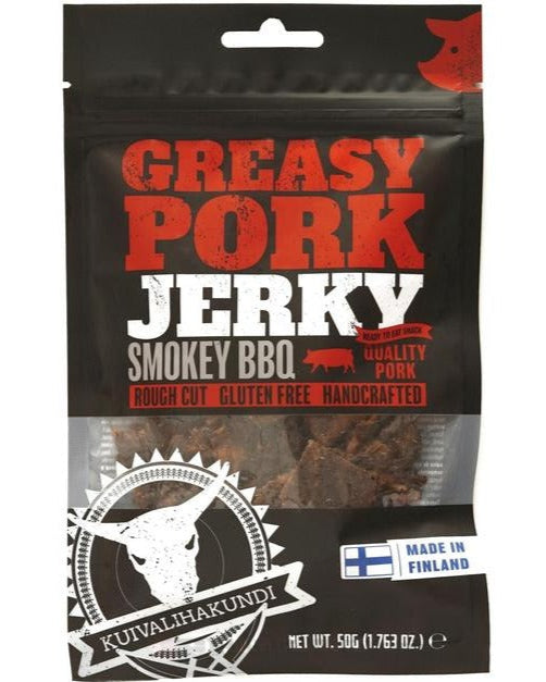 Kuivalihakundi Pork Jerky Røkt BBQ 50g