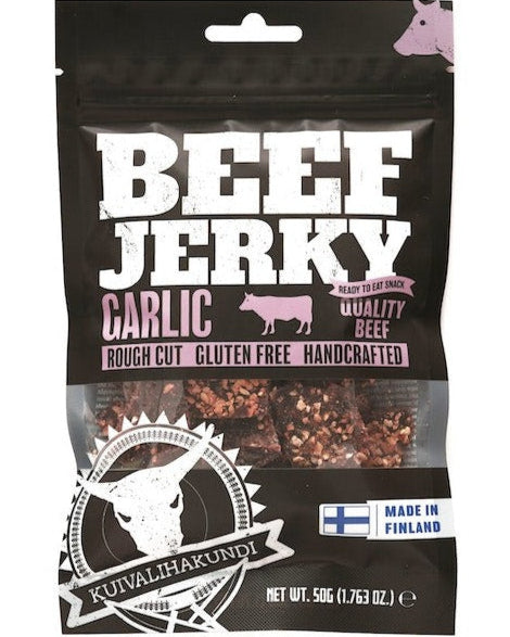Kuivalihakundi Beef Jerky med Hvitløk 50g