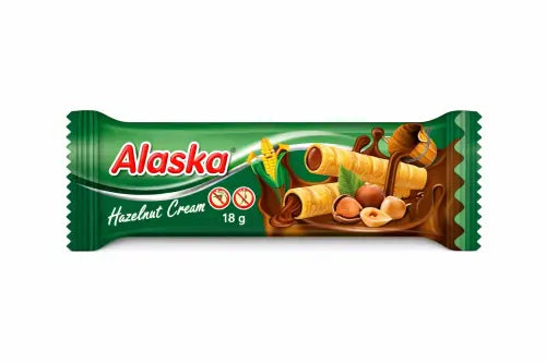 Alaska Rolls Hasselnøttkrem 18g