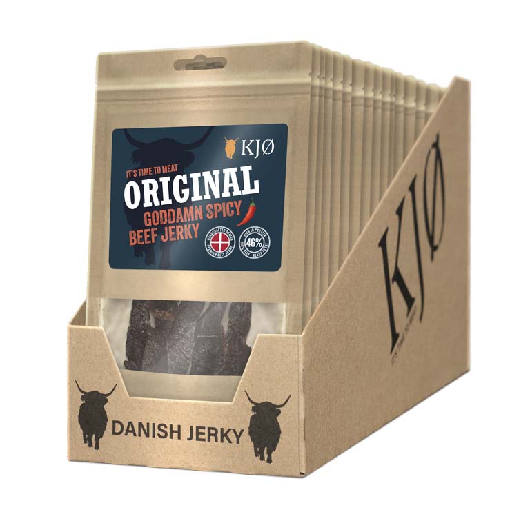 KJØ Goddamn Spicy Beef Jerky 60g