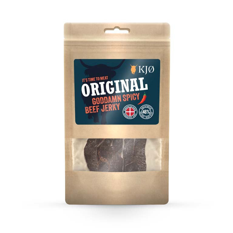 KJØ Goddamn Spicy Beef Jerky 60g