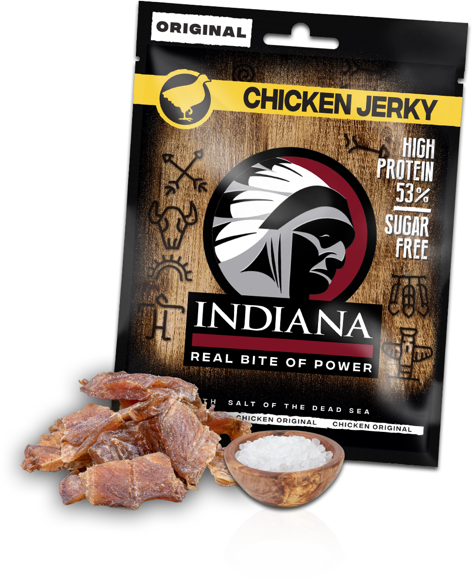 Indiana Kylling Jerky Original 25g