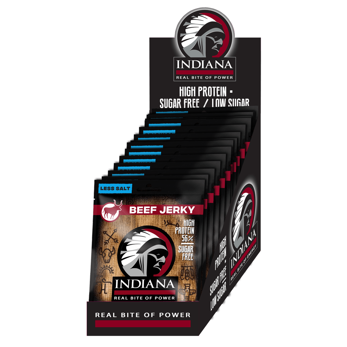 Indiana Beef Jerky Mindre Salt 25g