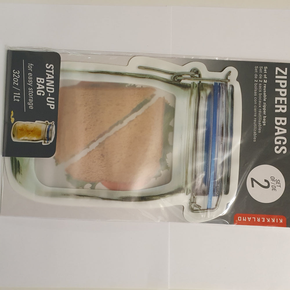 Kikkerland Gjenbrukbare Poser For Oppbevaring