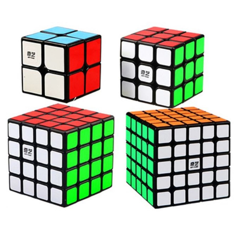 Kube - sett 4 Kuber - High Speed | Sort/Hvit