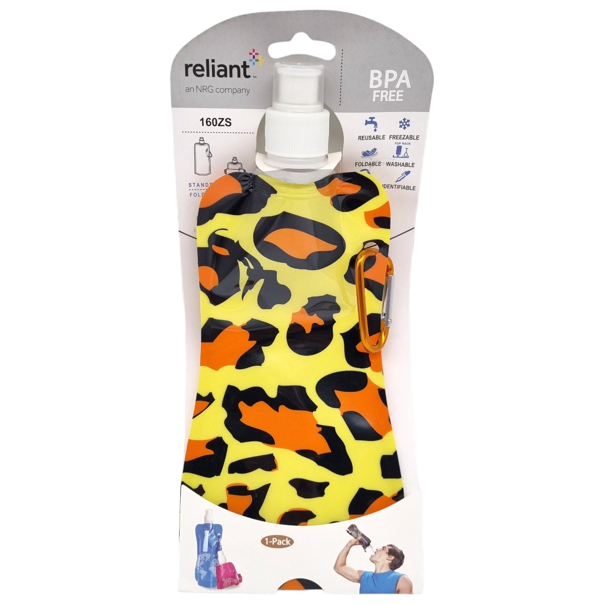 Sammenleggbar vannflaske 500ml