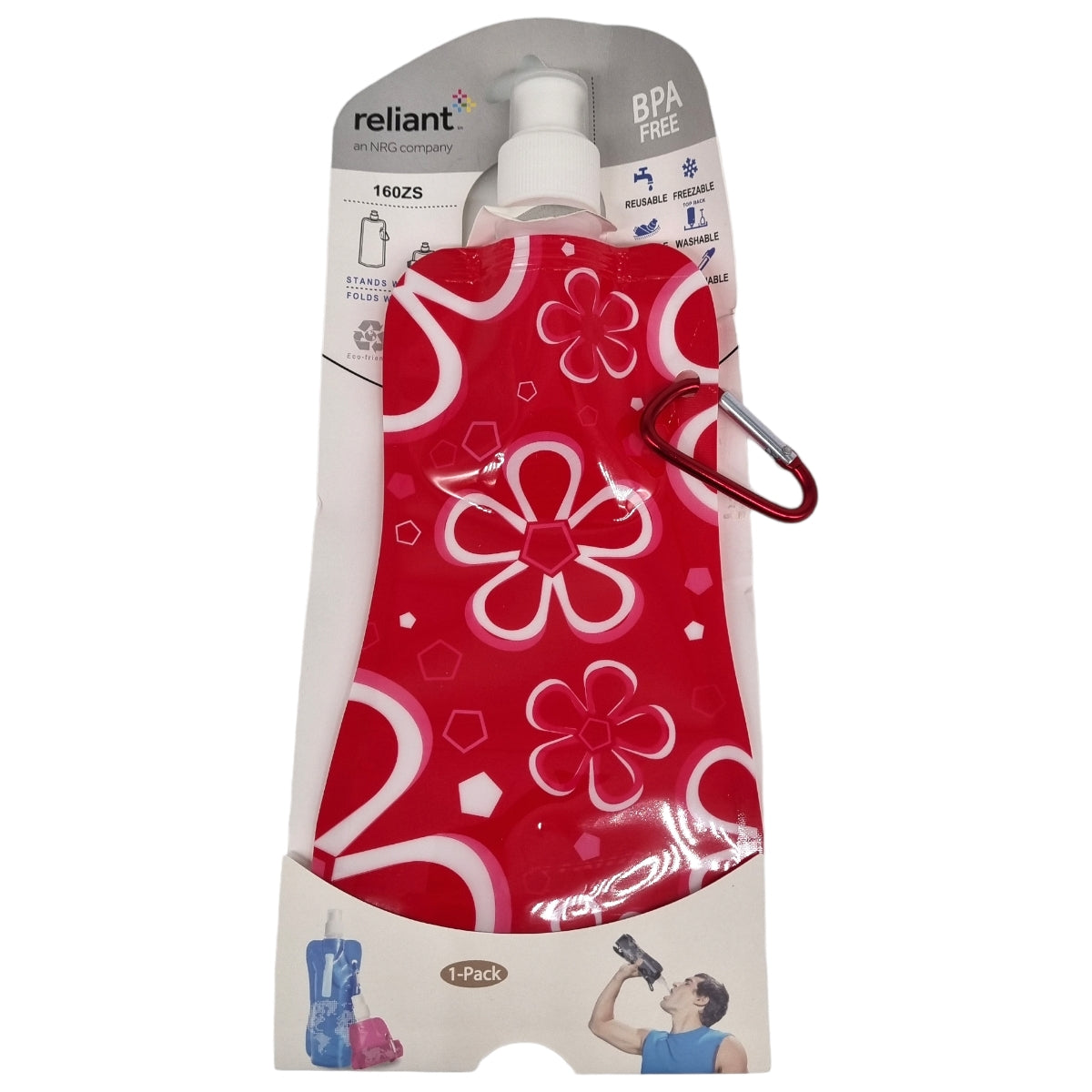 Sammenleggbar vannflaske 500ml