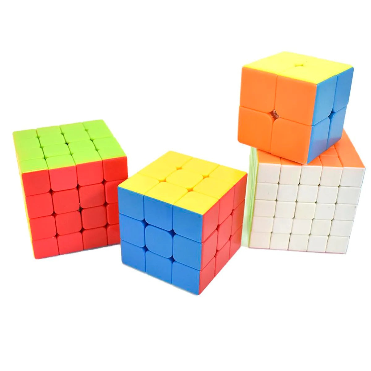 Kube - sett 4 Kuber - High Speed | Sort/Hvit