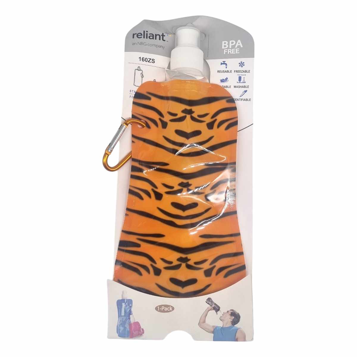 Sammenleggbar vannflaske 500ml