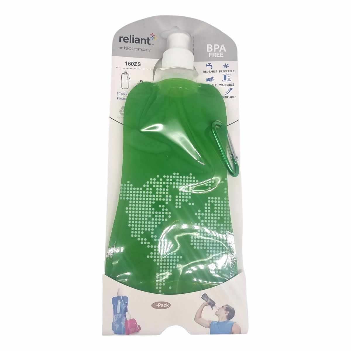 Sammenleggbar vannflaske 500ml