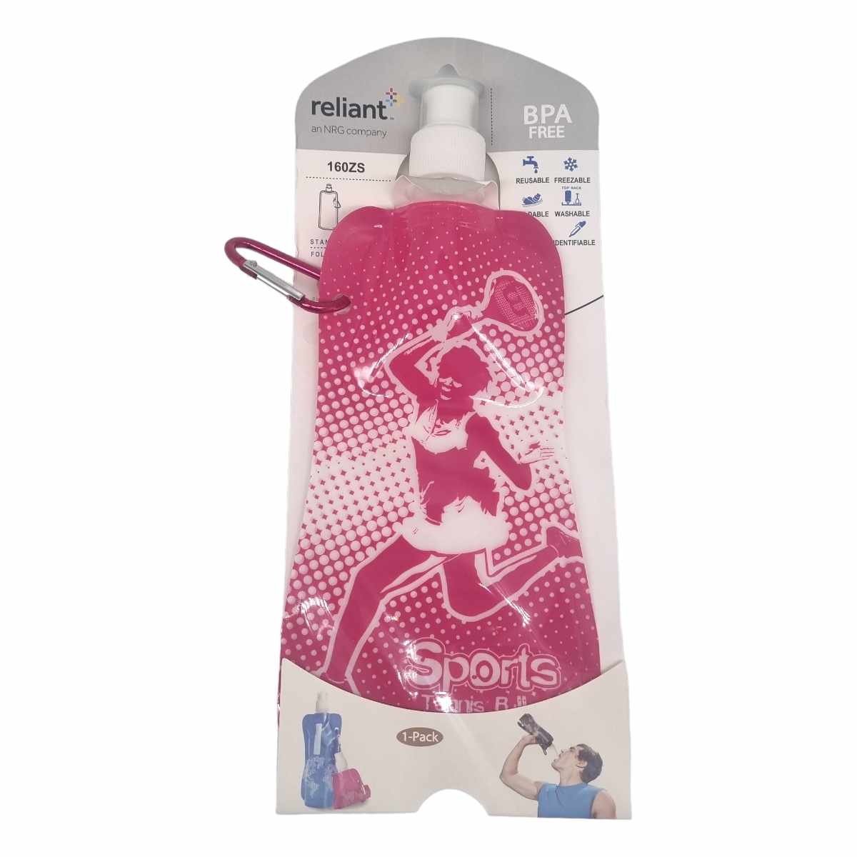 Sammenleggbar vannflaske 500ml