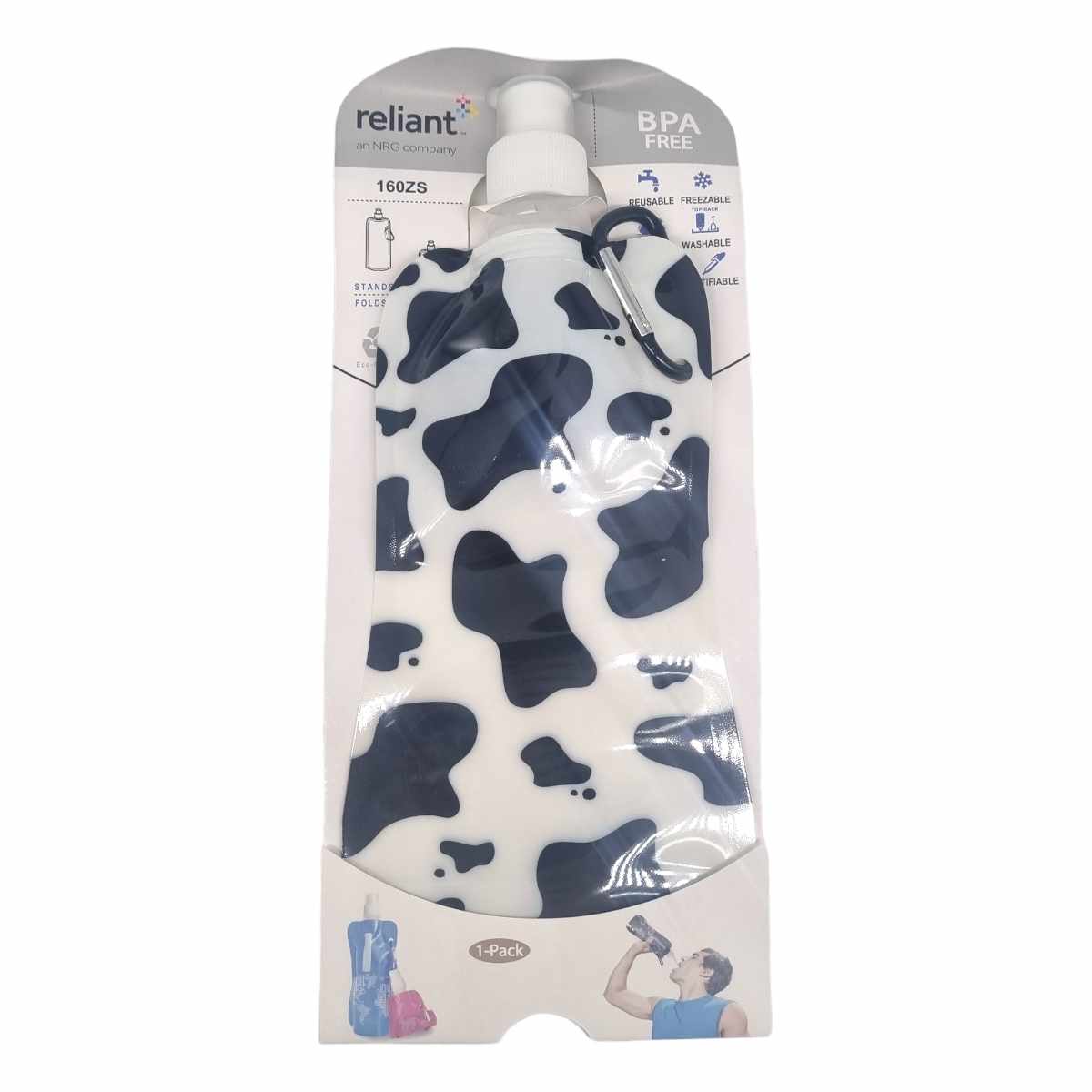 Sammenleggbar vannflaske 500ml