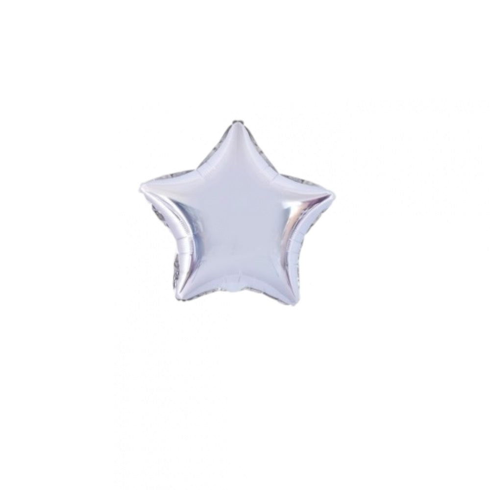 Tinka Folieballong Stjerne 45cm Gull & Sølv