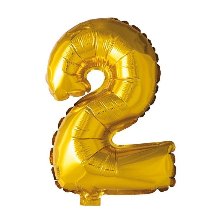 Tinka Folie Tallballonger Gull 41cm