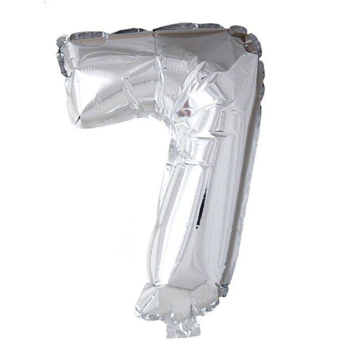 Tinka Folie Tallballonger Sølv 41 cm