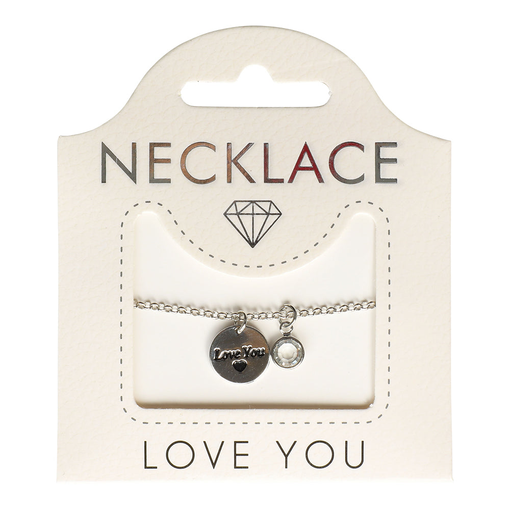 Personlig smykke med tekst og krystall | Gavetips