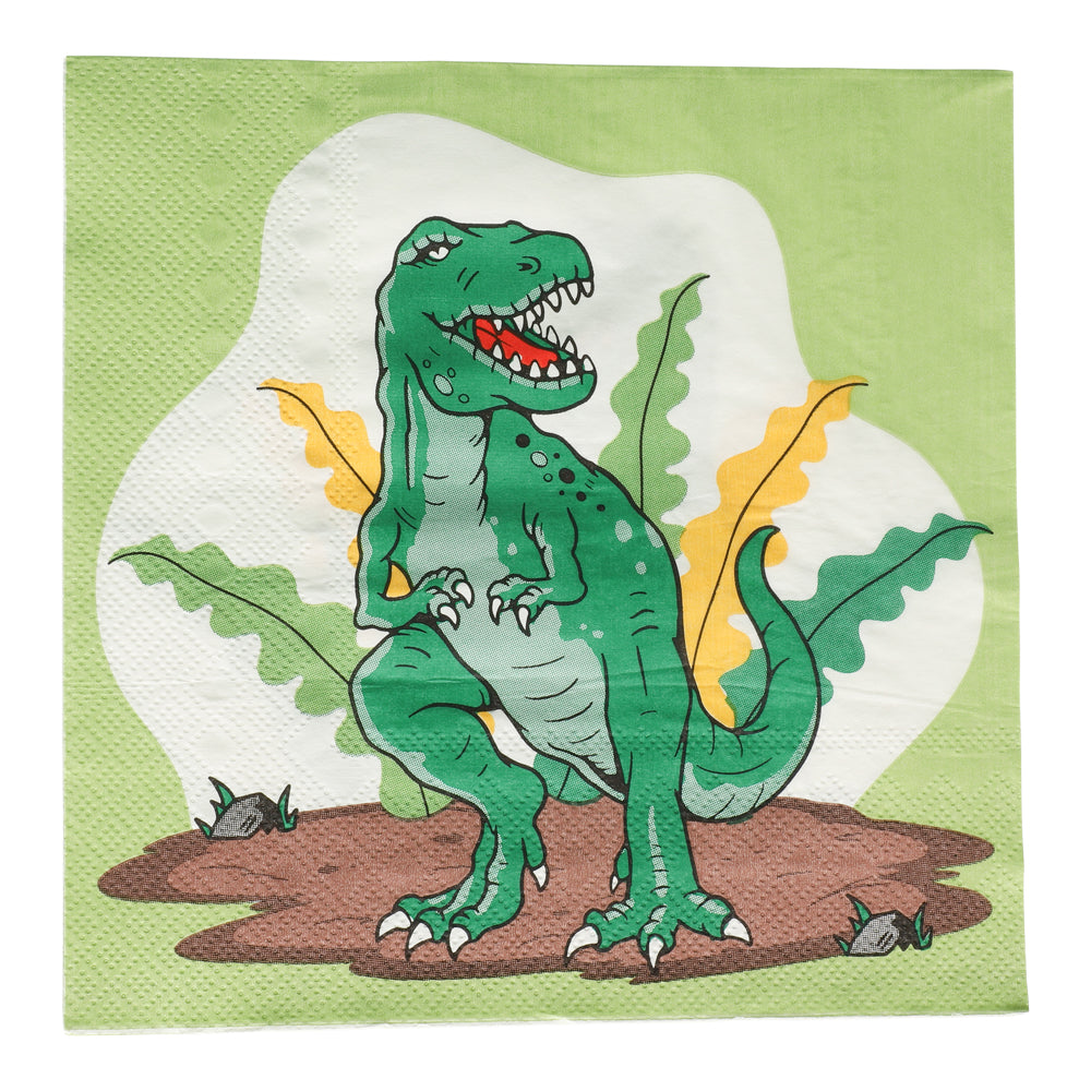 Borddekking Papp Dinosaurer | Kopp, Tallerken, Serviett