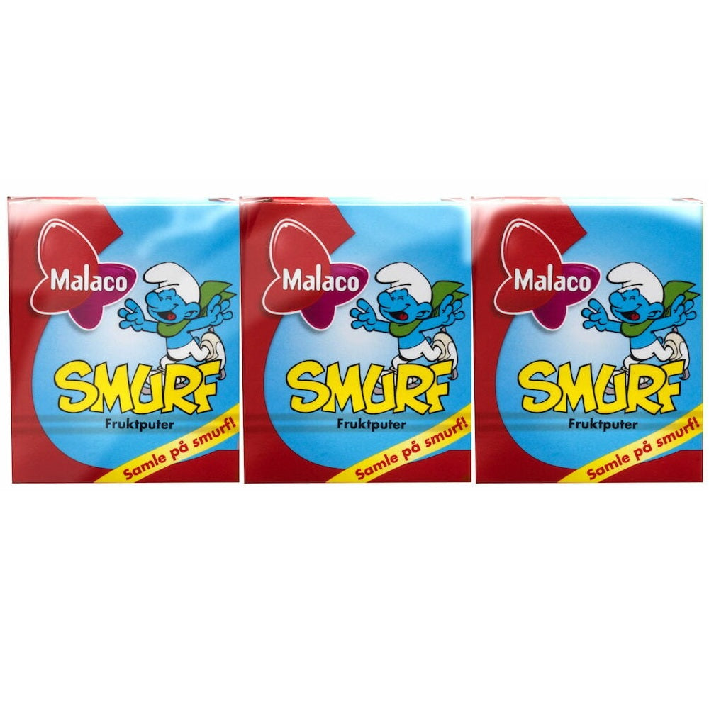 Smurf Pastiller 3pk 60g - Flere smaker