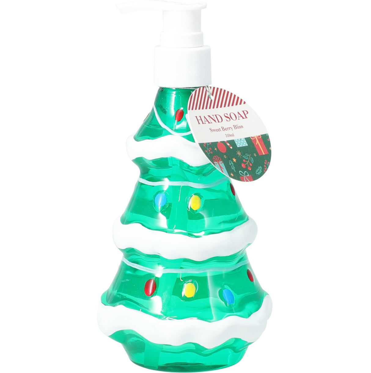 Såpedispenser juledesign 310ml | Julenisse, juletre eller snømann