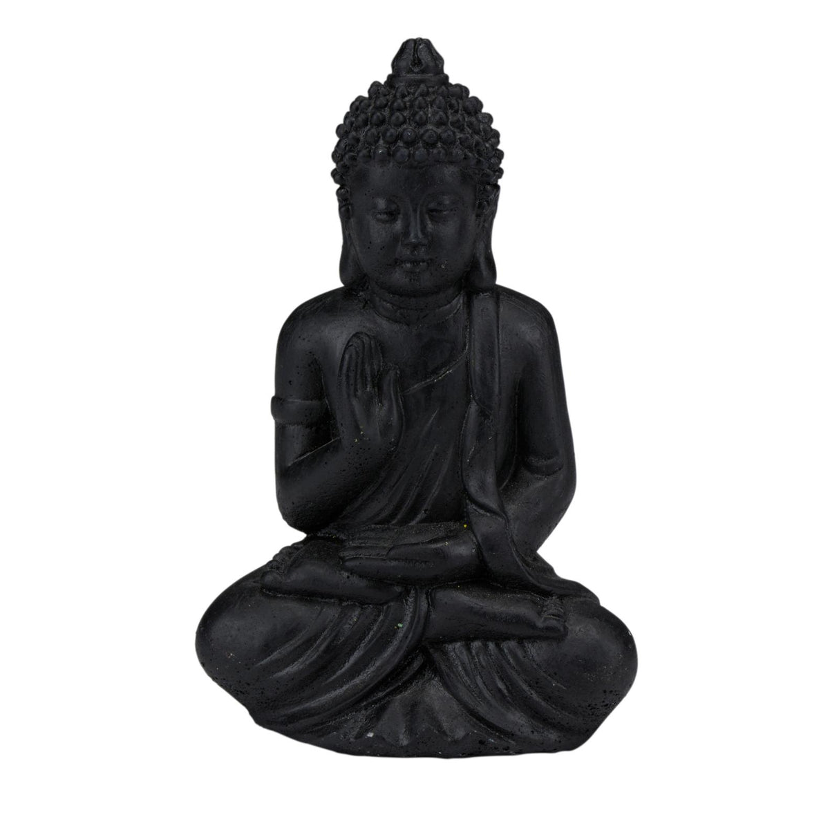 Buddha statue 7x4x11cm | Articasa dekorfigur | Sort eller gull