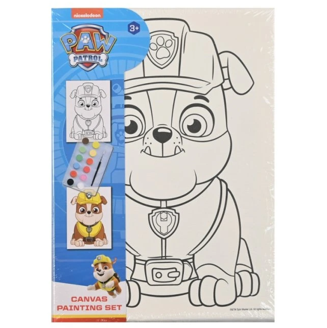 Paw Patrol malesett på lerret | 4 varianter