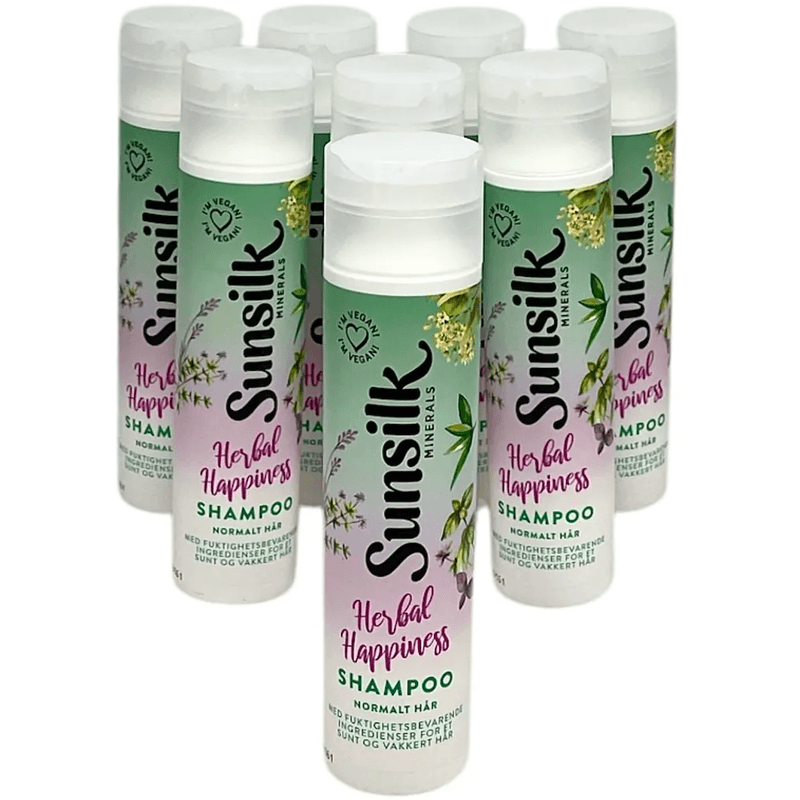 Sunsilk Minerals Herbal Happiness shampoo 8x250ml | Storpakk