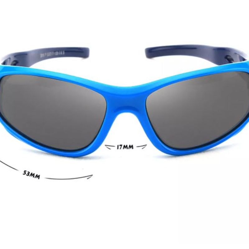 Polariserte Sportsbriller Junior Unisex - Hvit&Rød