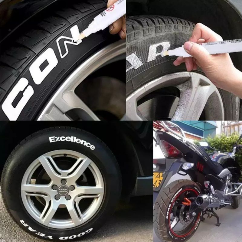 Markør For Dekk - Hvit Tusj | All Ride