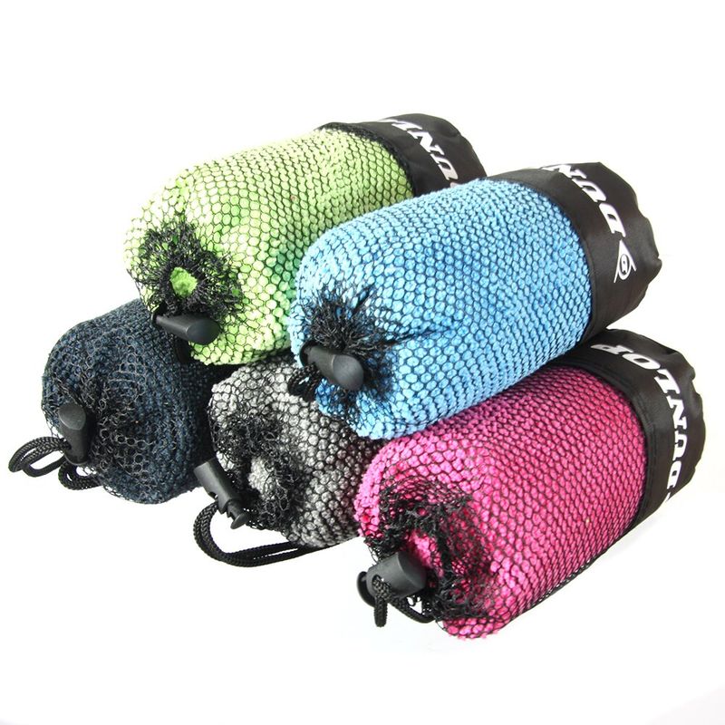Dunlop sportshåndkle mikrofiber 80x40cm | Reise og trening