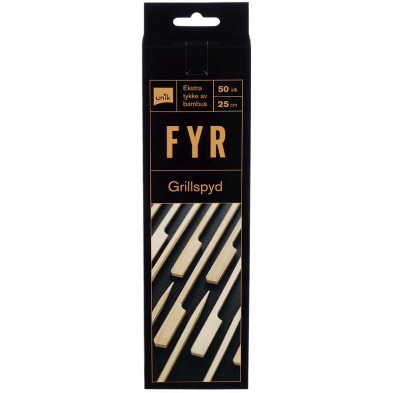 Grillspyd Bambus 50pk | 25cm