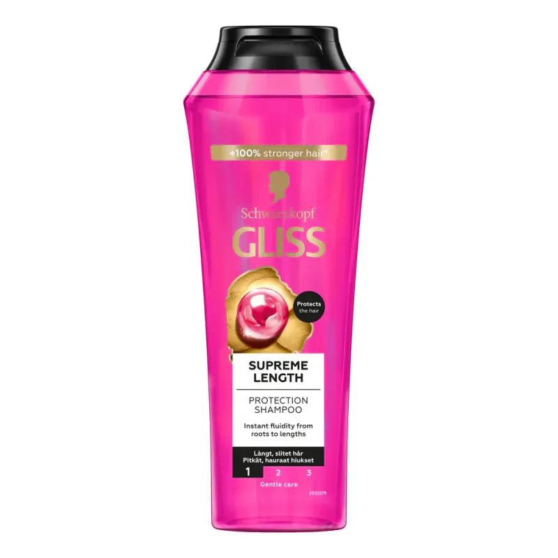 Schwarzkopf Gliss Supreme Length Shampoo 6x250ml | Storpakk