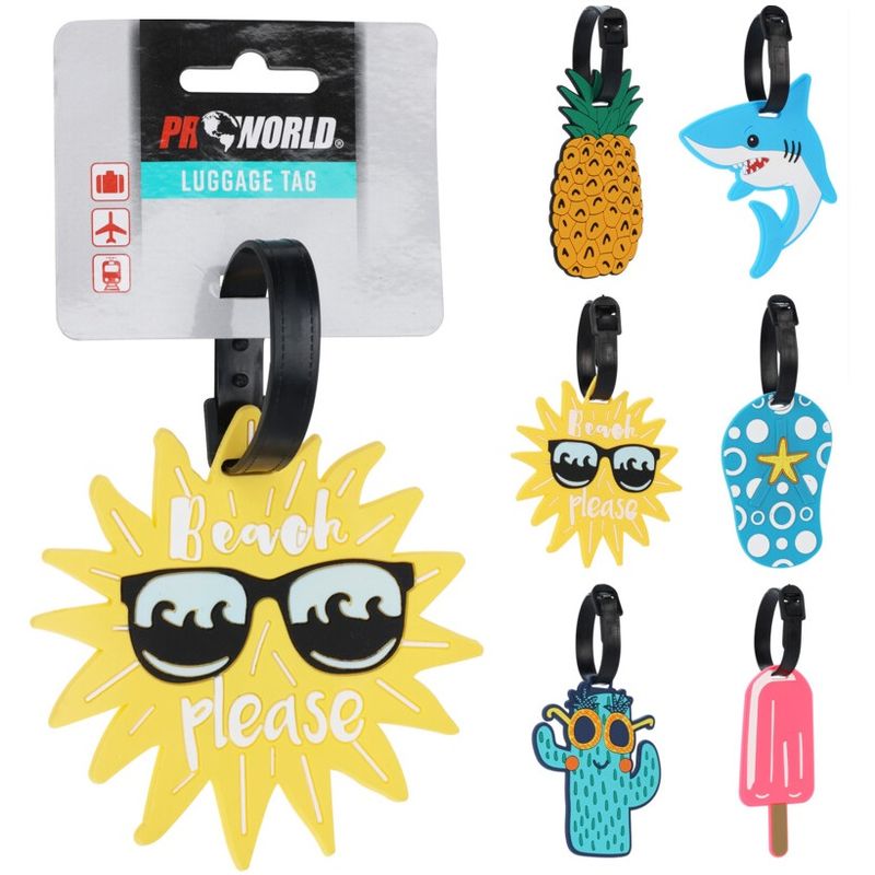 ProWorld Bagasjelapper 6ass