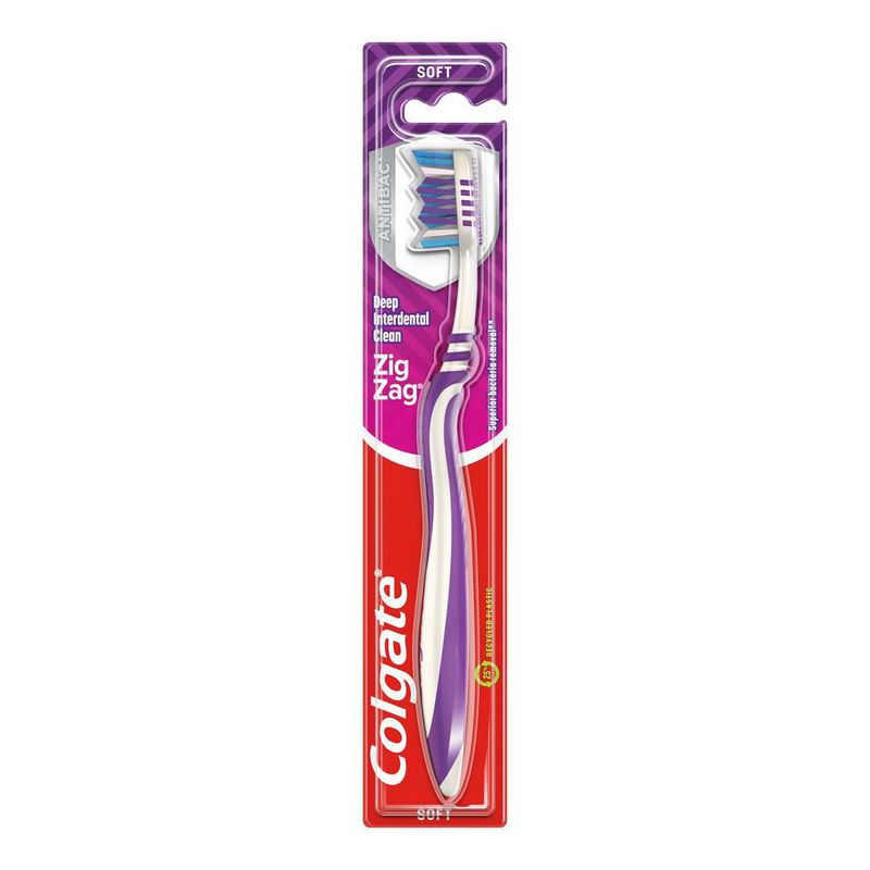 Colgate tannbørste Zig Zag Soft | Flere farger