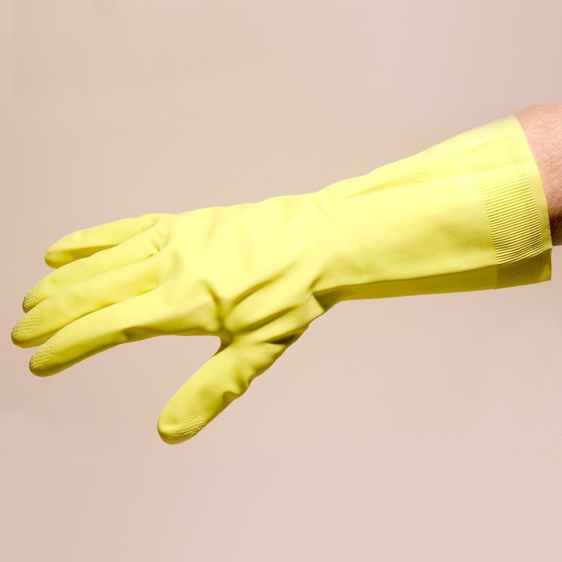 Gummihansker til oppvask og rengjøring | Naturgummi | S/M/L