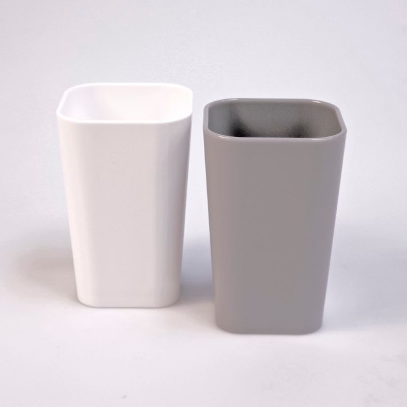 Tannbørsteholder hvit eller grå | Baderomstilbehør