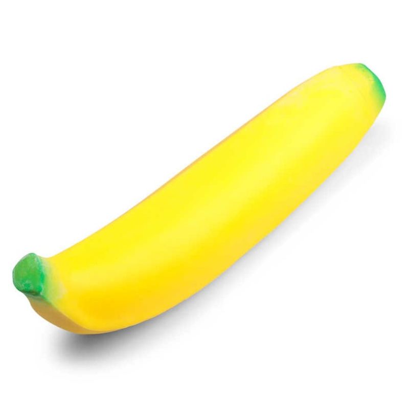 Banan Stressleke 18cm | Squeezeleke fra Tobar | Gel - fylt