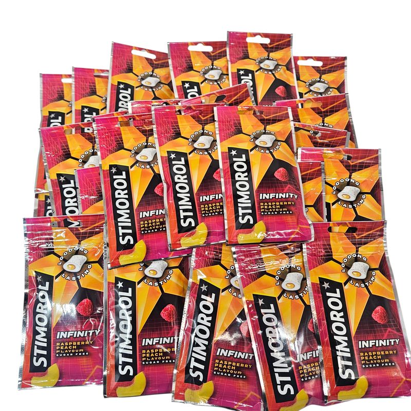 Stimorol Infinity Raspberry Peach 28x30g | Storpakk
