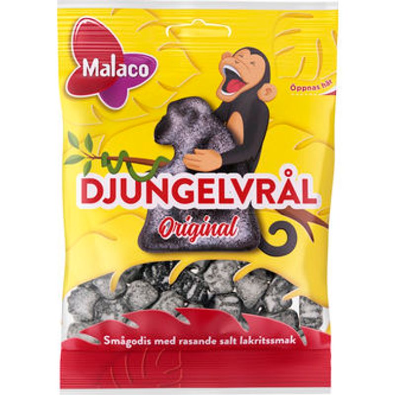 Malaco Djungelvrål Original Lakris 90g