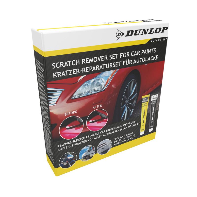 Dunlop Scratch Remover Set 9 - parts | Repair scratches in car paint