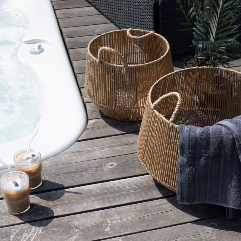 OlsenHome - Glasskopp med lokk og sugerør 6pk