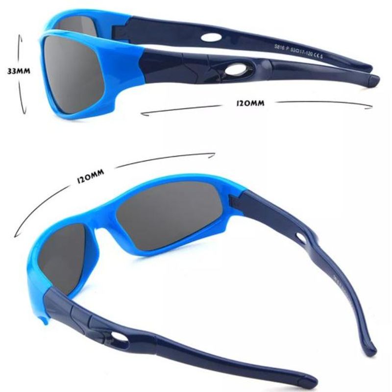 Polariserte Sportsbriller Junior Unisex - Hvit&Rød