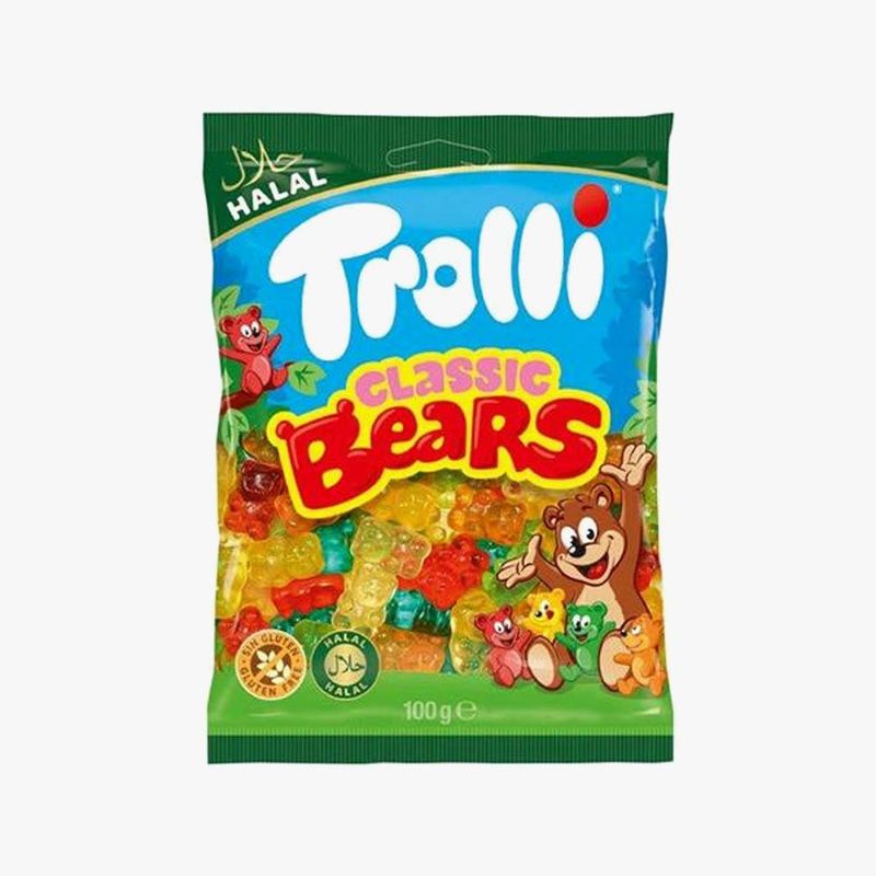 Trolli Classic Bears 100g | Fruktige Bjørner