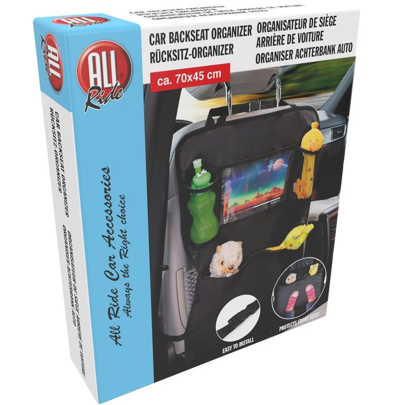 All Ride Bilsete Organisering| Nettbrettholder og Oppbevaring