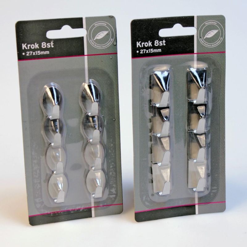 8pk Selvklebende Kroker| 2ass