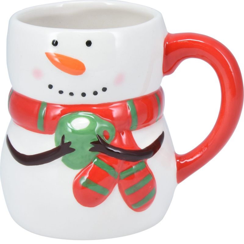 Julekrus snømann 400ml | 4 varianter i dolomitt | Perfekt julegave