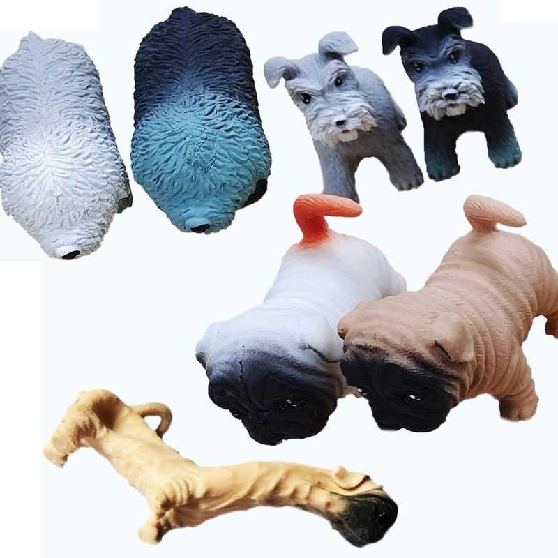 Stretchy Hund 9cm | Assorterte raser