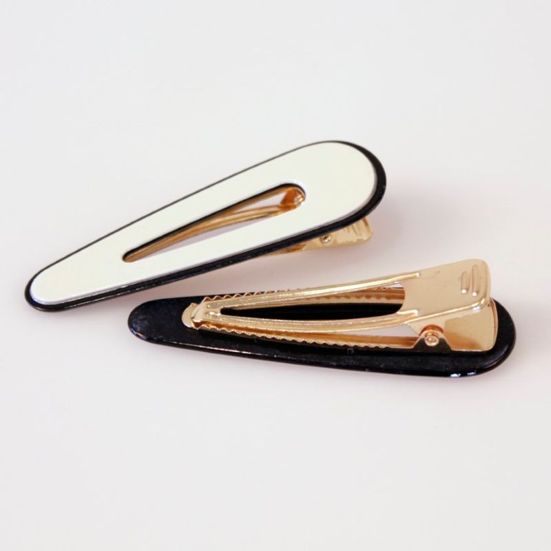 Hårspenne Oval 6,7cm 2pk