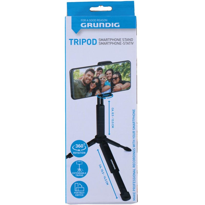 Grundig Tripod Mobilstativ | Liggende & Stående