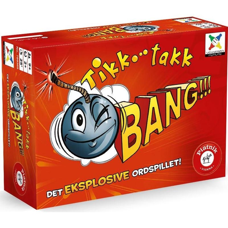 Tikk takk bang spill | Eksplosivt ordspill for familie og venner