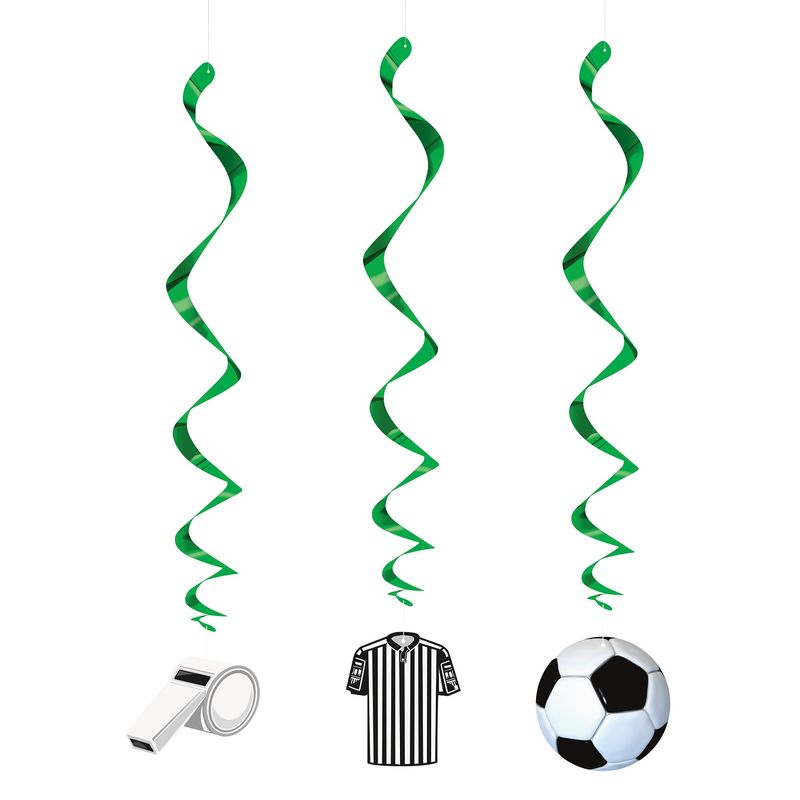 Fotball Hengedekrasjoner 3pk 66cm